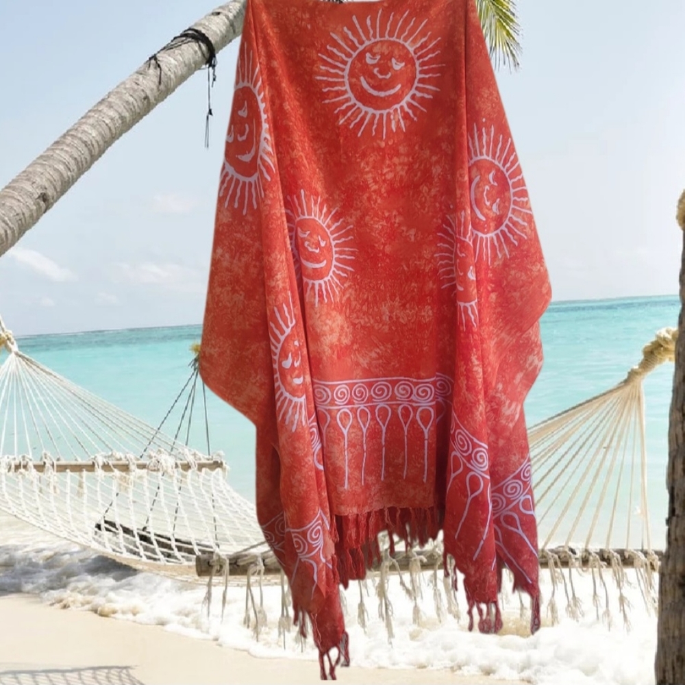 Sunny South Pacific Pareo Sarong from Tahitian Islands